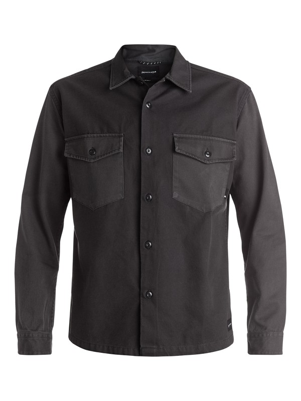 quiksilver, Counter Fire - Chemise manches longues, TARMAC (kta0) 0 Counter Fire - Chemise manches longues Noir EQYWT03353 Quiksilver