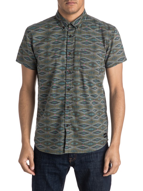 quiksilver, Dreamweaver Short Sleeve Shirt, DREAMWEAVER 16 TARMAC (kta6) 0 Dreamweaver Short Sleeve Shirt EQYWT03358 Quiksilver