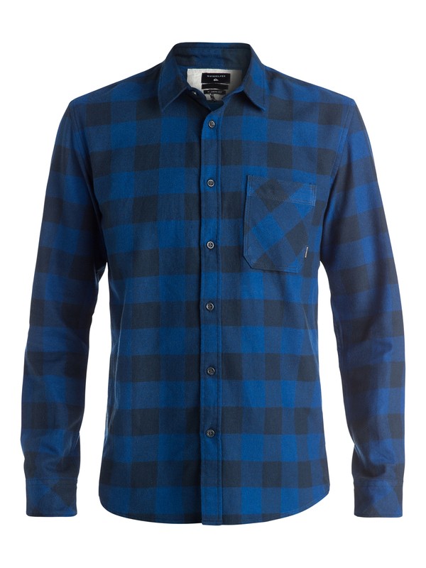 quiksilver, Motherfly Flannel - Chemise à manches longues, MOTHERFLY NAVY BLAZER (byj1) 0 Motherfly Flannel - Chemise à manches longues Bleu EQYWT03368 Quiksilver