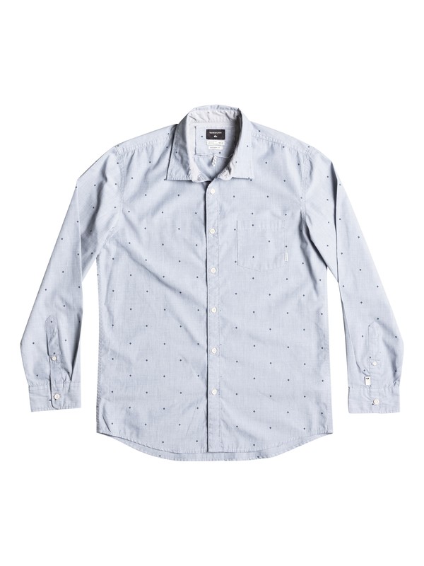 quiksilver, New Everyday Mini Motif - Chemise à manches longues, DARK DENIM (brq0) 0 New Everyday Mini Motif - Chemise à manches longues Bleu EQYWT03370 Quiksilver