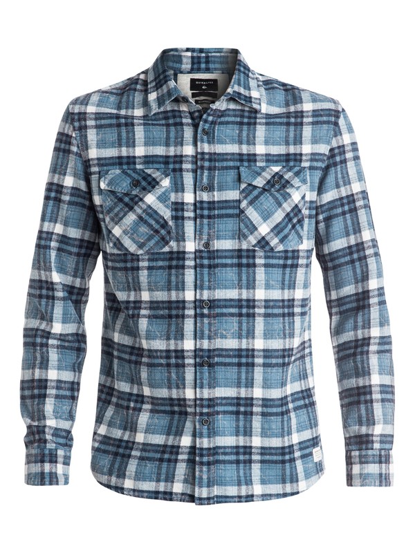 quiksilver, Lost Wave Flannel - Chemise à manches longues, LOST WAVE CAPTAIN BLUE (bme1) 0 Lost Wave Flannel - Chemise à manches longues EQYWT03375 Quiksilver