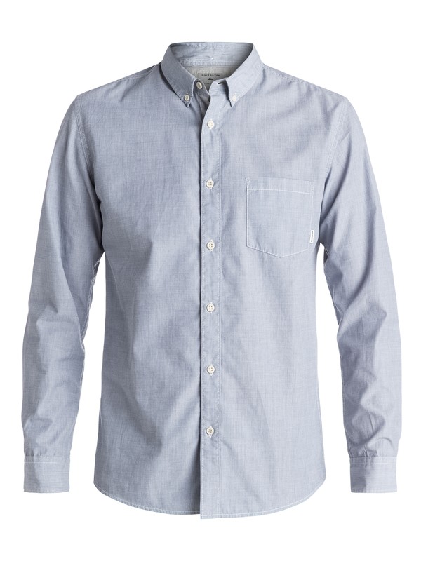 quiksilver, Everyday Wilsden - Chemise à manches longues, NIGHTSHADOW BLUE (bpt0) 0 Everyday Wilsden - Chemise à manches longues Bleu EQYWT03378 Quiksilver