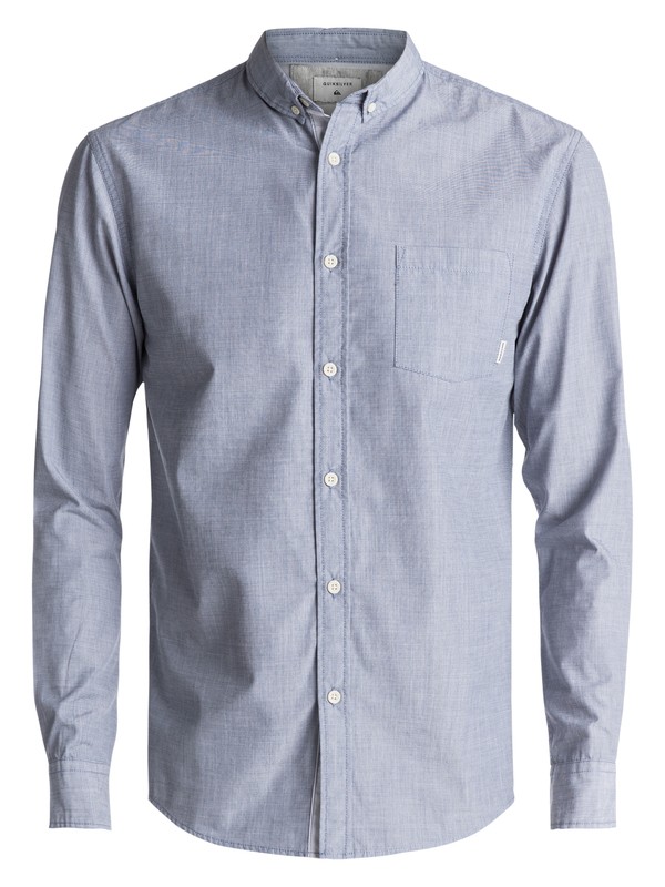 quiksilver, Everyday Wilsden - Chemise à manches longues, DARK DENIM (brq0) 0 Everyday Wilsden - Chemise à manches longues Bleu EQYWT03378 Quiksilver
