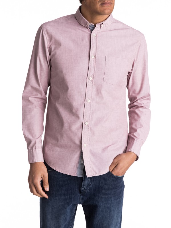 quiksilver, Everyday Wilsden Long Sleeve Shirt, APPLE BUTTER (cph0) 0 Everyday Wilsden Long Sleeve Shirt Brown EQYWT03378 Quiksilver
