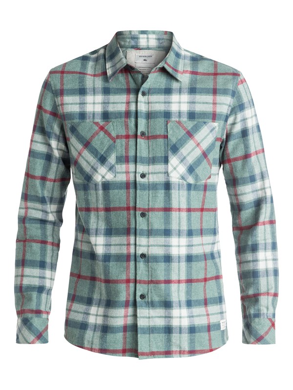 quiksilver, Fitzthrower Flannel - Chemise à manches longues, FITZTHROWER CHINOIS GREEN (gkb1) 0 Fitzthrower Flannel - Chemise à manches longues Vert EQYWT03380 Quiksilver