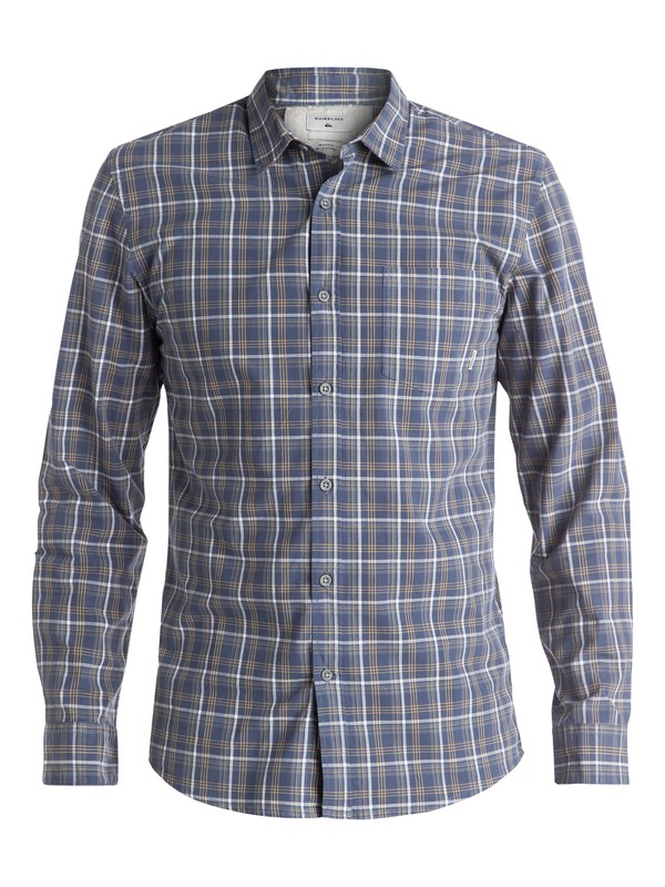 quiksilver, Everyday Check - Chemise à manches longues, CHECK NIGHT SHADOW (bpt1) 0 Everyday Check - Chemise à manches longues EQYWT03382 Quiksilver