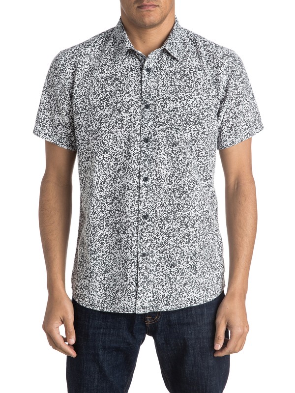 quiksilver, Bad Channel Short Sleeve Shirt, BAD CHANNEL WHITE (wbb6) 0 Bad Channel Short Sleeve Shirt EQYWT03387 Quiksilver
