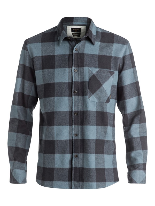 quiksilver, Motherfly Flannel - Chemise à manches longues, TARMAC MOTHERFLY (kta1) 0 Motherfly Flannel - Chemise à manches longues Noir EQYWT03420 Quiksilver