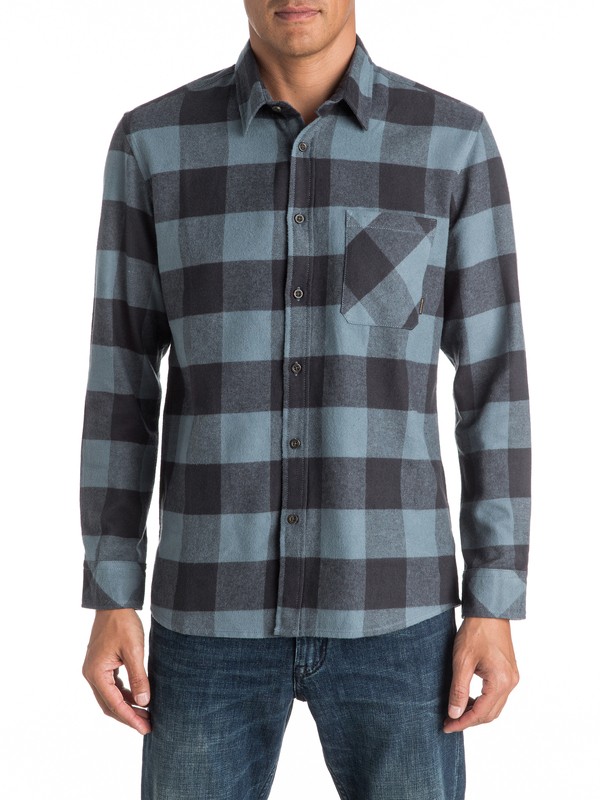 quiksilver, Motherfly Flannel - Chemise à manches longues, TARMAC MOTHERFLY (kta1) 0 Motherfly Flannel - Chemise à manches longues EQYWT03420 Quiksilver