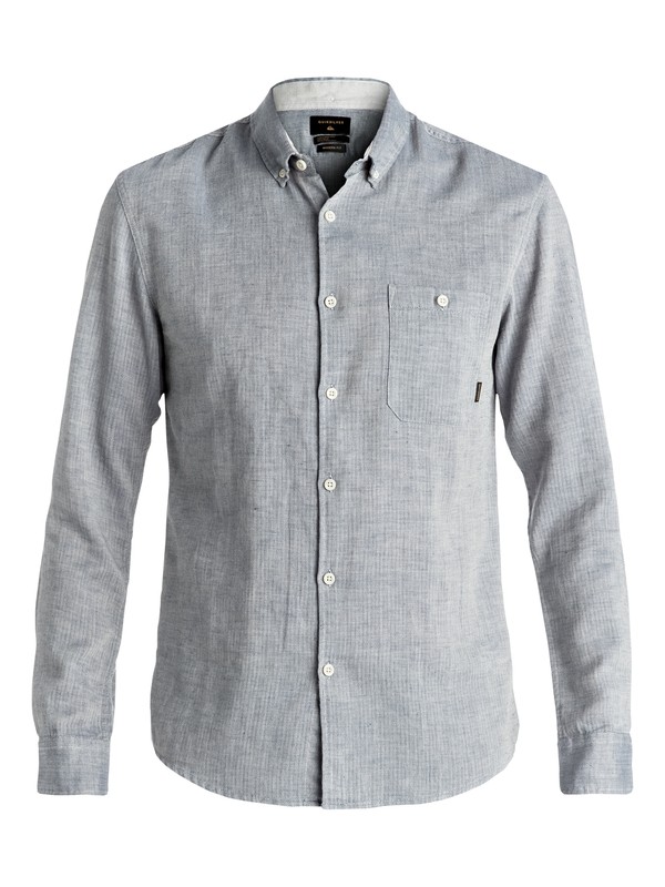 quiksilver, Chapman Seas - Chemise à manches longues, DARK DENIM (brq0) 0 Chapman Seas - Chemise à manches longues Bleu EQYWT03439 Quiksilver