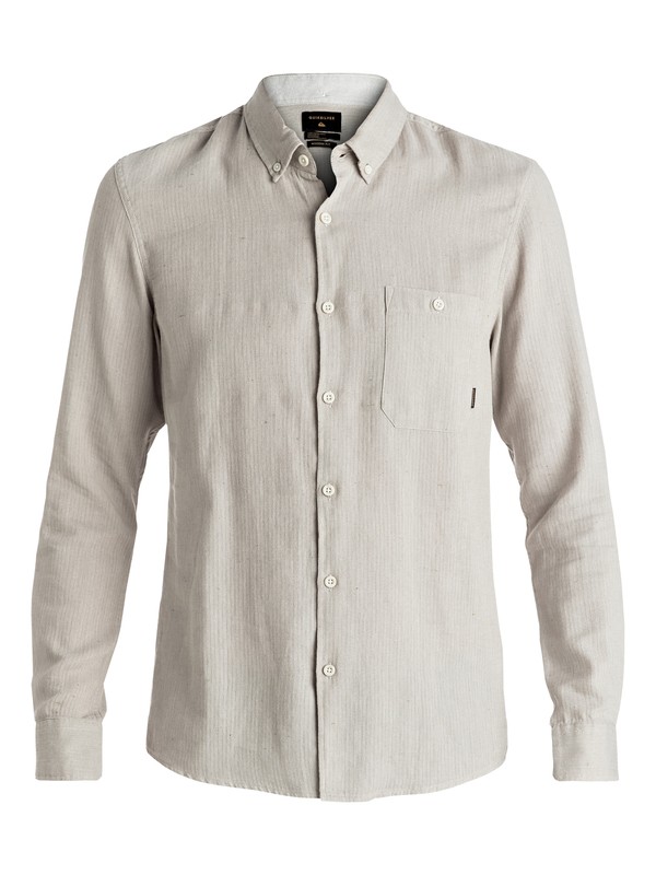 quiksilver, Chapman Seas - Chemise à manches longues, WET WEATHER (szr0) 0 Chapman Seas - Chemise à manches longues Gris EQYWT03439 Quiksilver