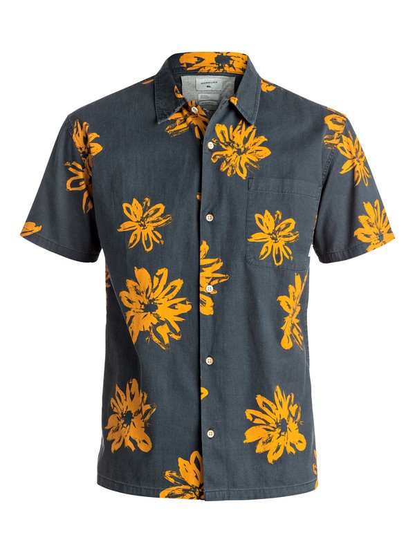 quiksilver, South Beach Dimes - Chemise à manches courtes, TARMAC VINTAGE SURF (kta6) 0 South Beach Dimes - Chemise à manches courtes Noir EQYWT03457 Quiksilver