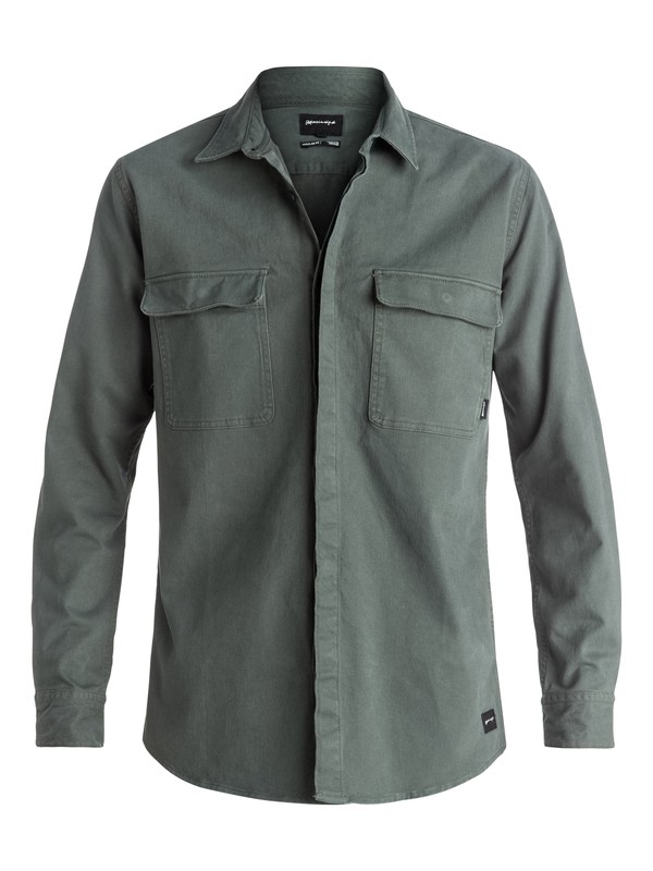 quiksilver, Lost Task - Chemise à manches longues, URBAN GREY (krn0) 0 Lost Task - Chemise à manches longues Noir EQYWT03463 Quiksilver