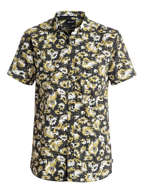 quiksilver, Drop Out Short Sleeve Shirt, ANTHRACITE DROP OUT SMALL (kvj6) 0 Drop Out Short Sleeve Shirt Black EQYWT03471 Quiksilver
