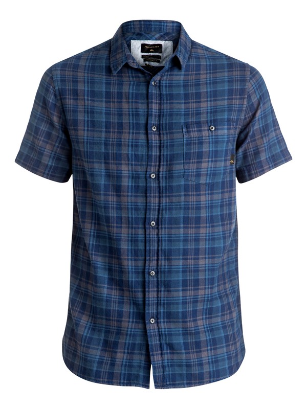 quiksilver, Phaser - Chemise à manches courtes, ESTATE BLUE PHASER SET (bsw1) 0 Phaser - Chemise à manches courtes Bleu EQYWT03484 Quiksilver