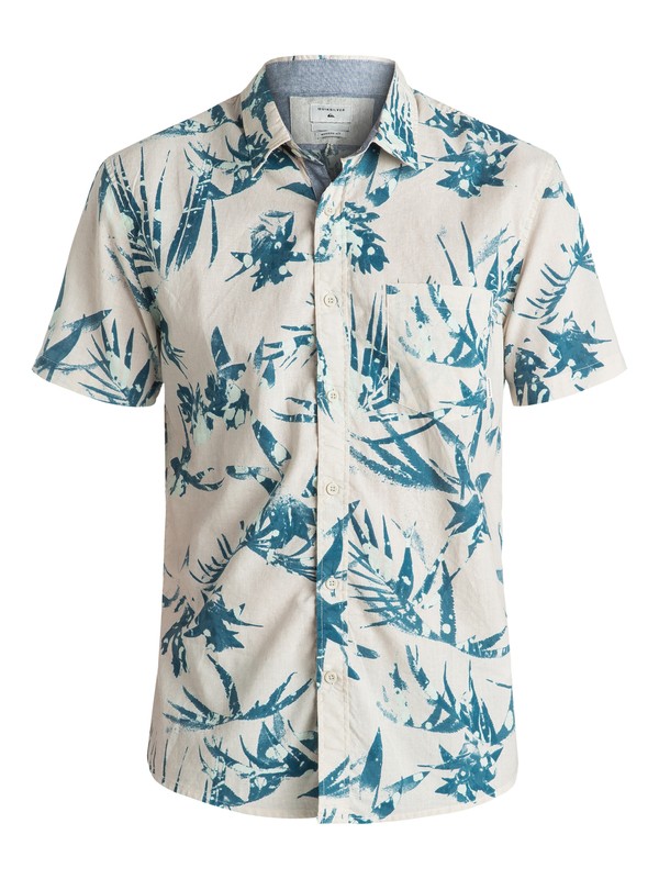 quiksilver, Everyday - Chemise à manches courtes, PRINT BIRCH (wdw6) 0 Everyday - Chemise à manches courtes Blanc EQYWT03487 Quiksilver