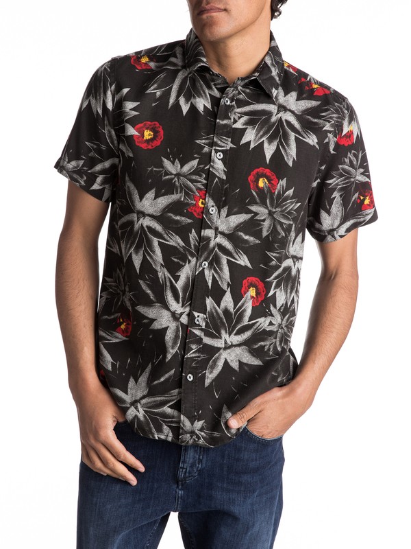 quiksilver, Agave - Chemise à manches courtes, AGAVE PRINT (kvj6) 0 Agave - Chemise à manches courtes EQYWT03563 Quiksilver
