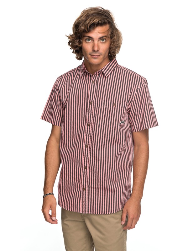 quiksilver, Bro Stripe - Chemise à manches courtes, MINERAL RED GOOFY BRO (mmz6) 0 Bro Stripe - Chemise à manches courtes EQYWT03654 Quiksilver
