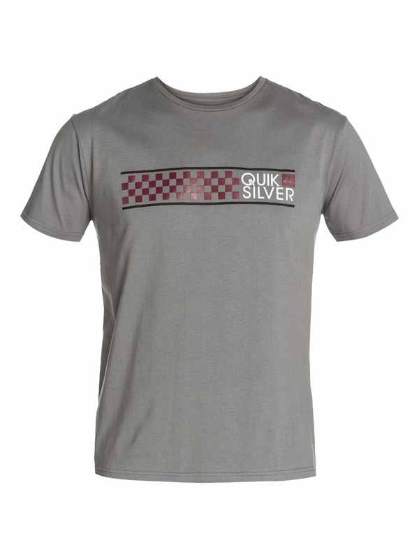quiksilver, Ss Bright Tee C2, METAL (kpc0) 0 Ss Bright Tee C2 EQYZT03022 Quiksilver