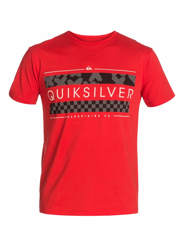 quiksilver, Ss Bright Tee C3, QUIK RED (rqr0) 0 Ss Bright Tee C3 EQYZT03023 Quiksilver