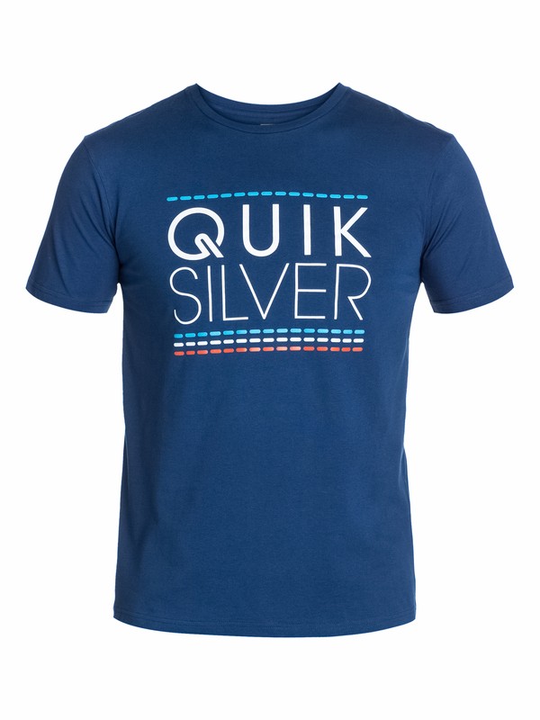 quiksilver, Ss Bright Tee C4, ESTATE BLUE (bsw0) 0 Ss Bright Tee C4 EQYZT03024 Quiksilver