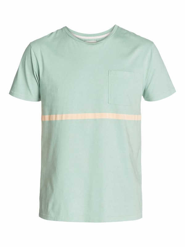 quiksilver, Thinline Tee, BLUE SURF (bhb0) 0 Thinline Tee EQYZT03038 Quiksilver