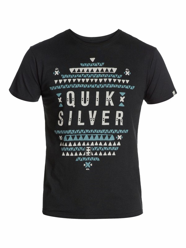 quiksilver, Ss Qs Tee F2, BLACK (kvj0) 0 Ss Qs Tee F2 EQYZT03041 Quiksilver