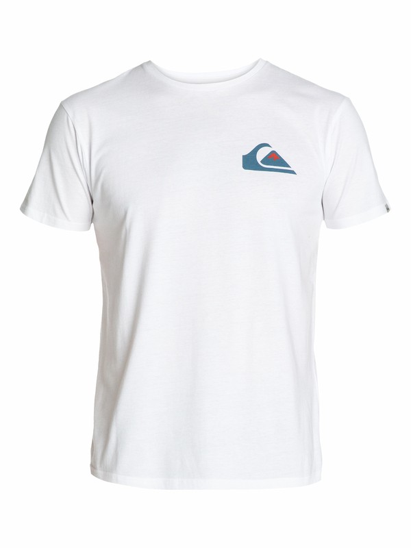quiksilver, Ss Qs Tee F6, WHITE (wbb0) 0 Ss Qs Tee F6 EQYZT03045 Quiksilver