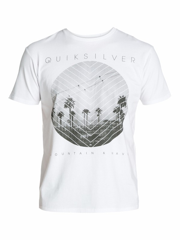 quiksilver, Ss Carbon Tee N2, WHITE (wbb0) 0 Ss Carbon Tee N2 EQYZT03066 Quiksilver