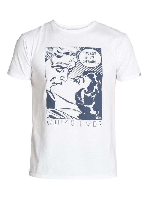quiksilver, Ss Qs Tee F10, WHITE (wbb0) 0 Ss Qs Tee F10 EQYZT03103 Quiksilver