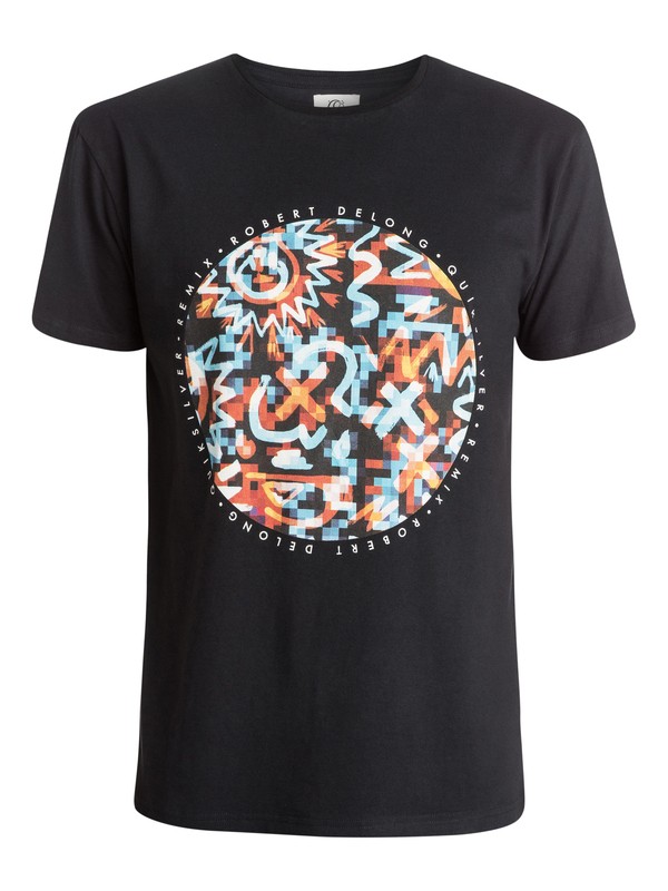 quiksilver, Cave Rave Remix - T-shirt, BLACK (kvj0) 0 Cave Rave Remix - T-shirt EQYZT03555 Quiksilver