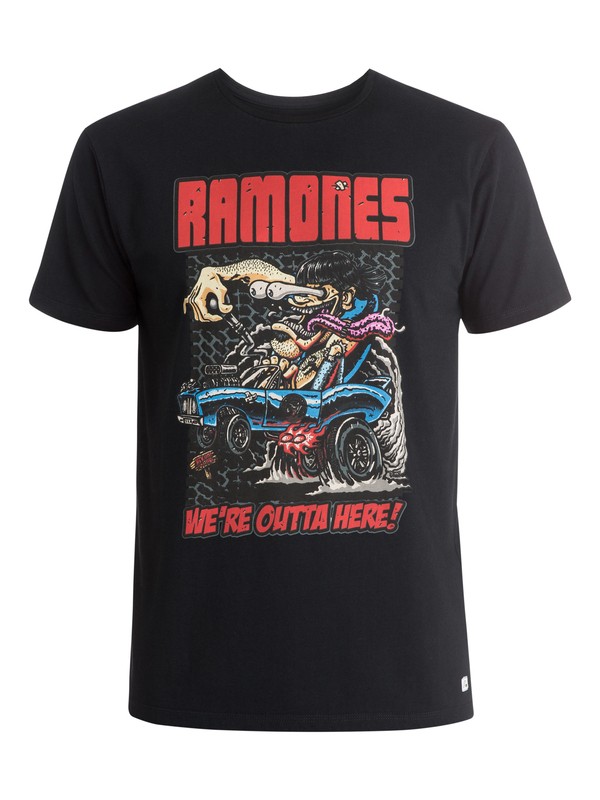 quiksilver, Ramones T-Shirt, BLACK (kvj0) 0 Ramones T-Shirt EQYZT03574 Quiksilver