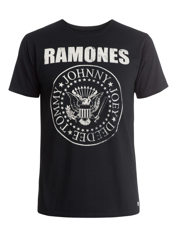 quiksilver, Ramones Band T-Shirt, BLACK (kvj0) 0 Ramones Band T-Shirt EQYZT03575 Quiksilver