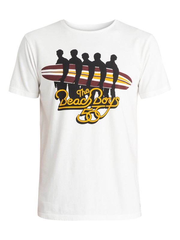 quiksilver, Beach Boys T-Shirt, SNOW WHITE (wbk0) 0 Beach Boys T-Shirt EQYZT03580 Quiksilver
