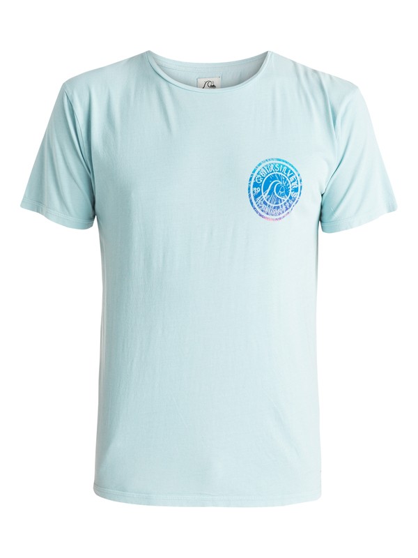 quiksilver, Garment Dyed Spiral - T-shirt, TOURMALINE (bhj0) 0 Garment Dyed Spiral - T-shirt EQYZT03609 Quiksilver