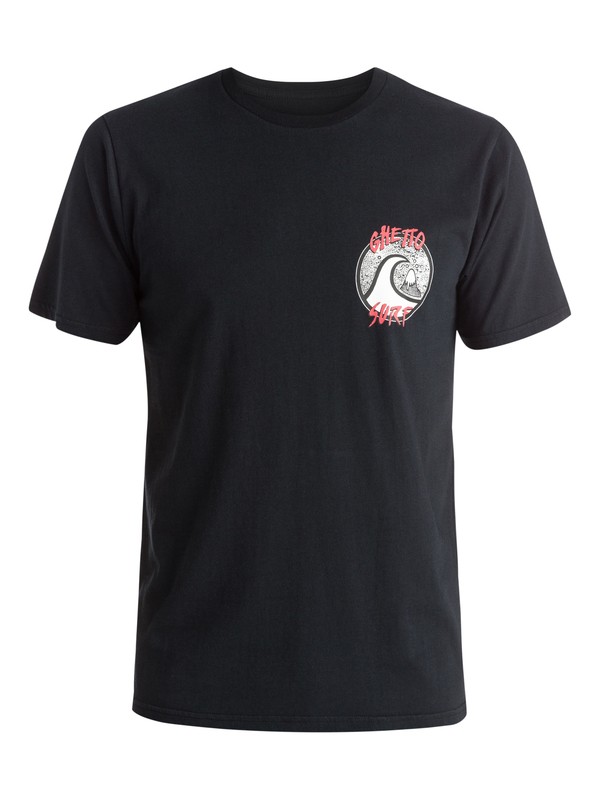 quiksilver, Ghetto Surf - T-shirt, BLACK (kvj0) 0 Ghetto Surf - T-shirt EQYZT03612 Quiksilver