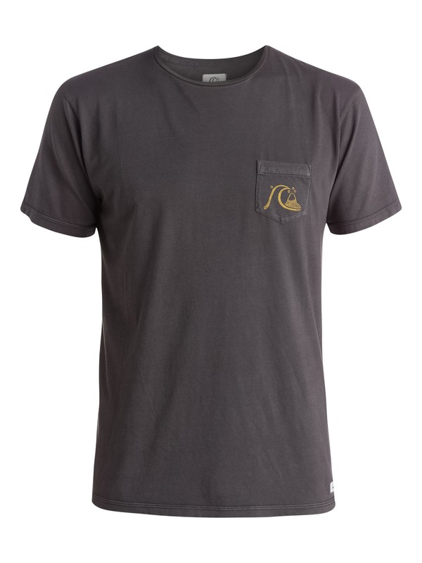 quiksilver, Por Favor - T-shirt, TARMAC (kta0) 0 Por Favor - T-shirt EQYZT03617 Quiksilver