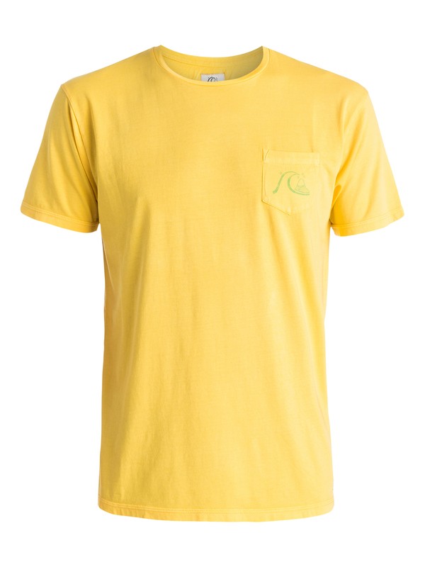 quiksilver, Por Favor - T-shirt, SAMOAN SUN (yzf0) 0 Por Favor - T-shirt Jaune EQYZT03617 Quiksilver