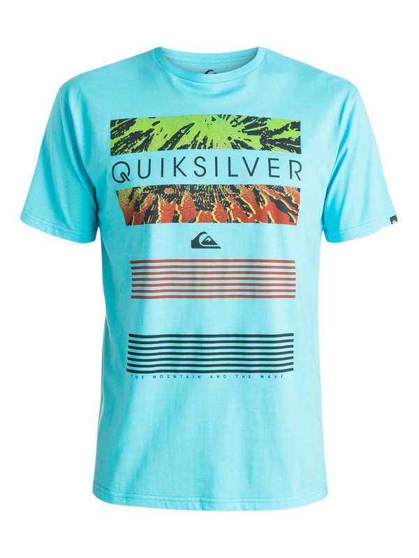 quiksilver, Classic Line Up - T-shirt, BLUEFISH (bgz0) 0 Classic Line Up - T-shirt EQYZT03623 Quiksilver