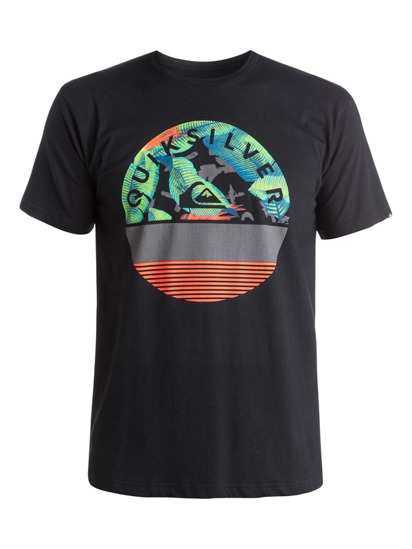 quiksilver, Classic Extinguished - T-shirt, BLACK (kvj0) 0 Classic Extinguished - T-shirt Noir EQYZT03629 Quiksilver