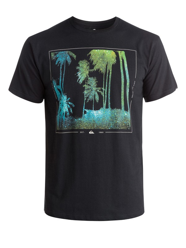 quiksilver, Classic Night Vision - T-shirt, BLACK (kvj0) 0 Classic Night Vision - T-shirt EQYZT03630 Quiksilver