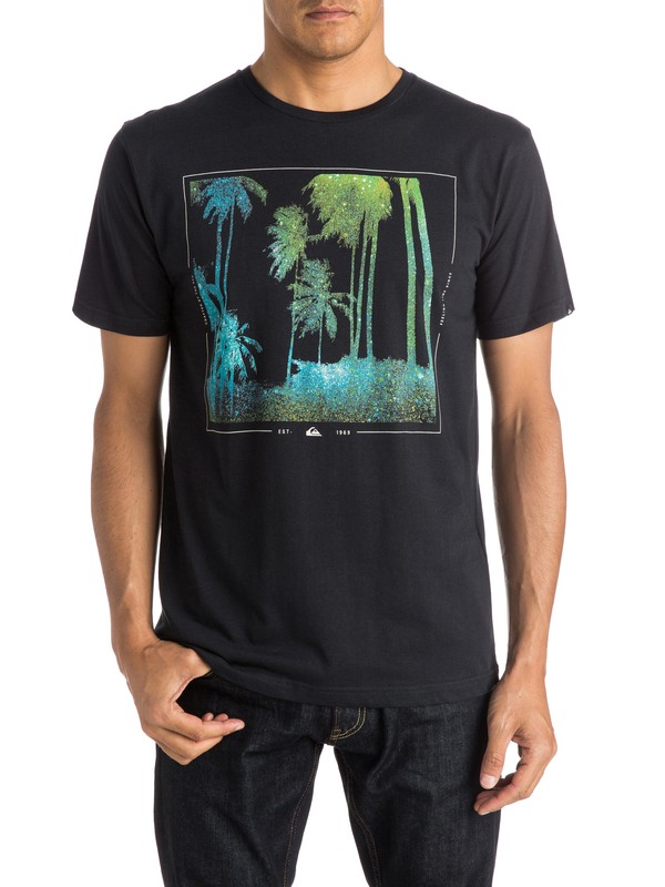 quiksilver, Classic Night Vision - T-shirt, BLACK (kvj0) 0 Classic Night Vision - T-shirt EQYZT03630 Quiksilver