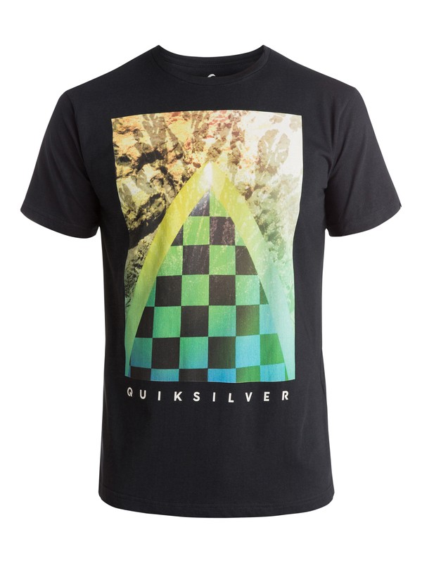 quiksilver, Classic Checker Channel - T-shirt, BLACK (kvj0) 0 Classic Checker Channel - T-shirt EQYZT03631 Quiksilver