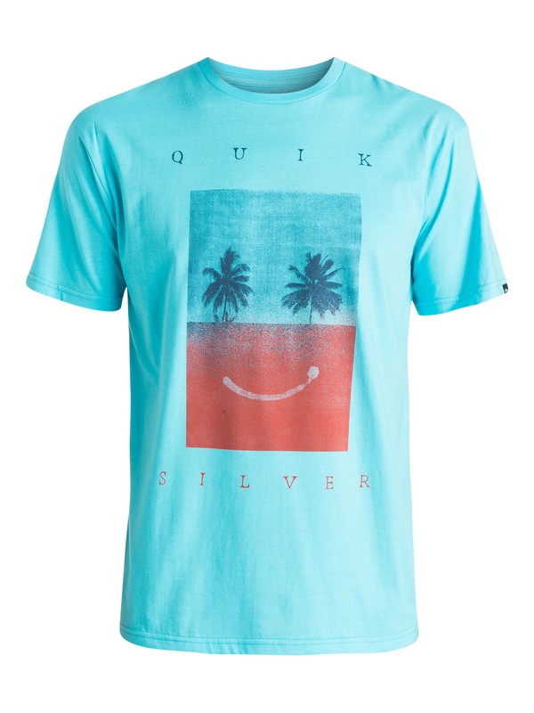 quiksilver, Classic Sad Is Better - T-shirt, BLUEFISH (bgz0) 0 Classic Sad Is Better - T-shirt EQYZT03632 Quiksilver