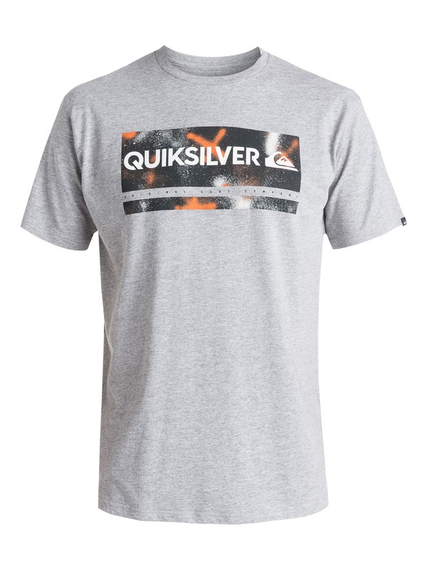 quiksilver, Classic Check My Spray - T-shirt, ATHLETIC HEATHER (sgrh) 0 Classic Check My Spray - T-shirt Gris EQYZT03642 Quiksilver