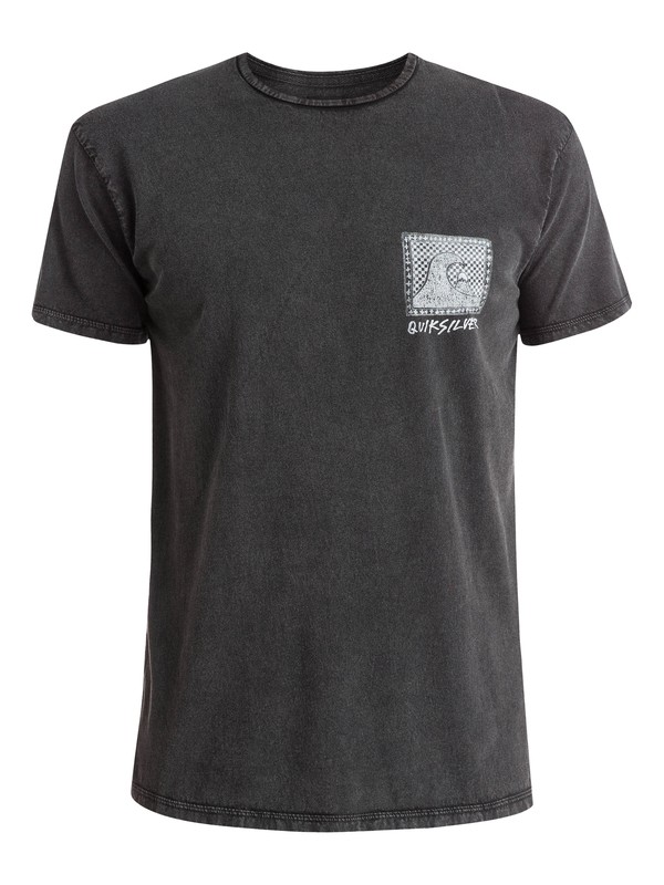 quiksilver, Checkered Past - T-shirt, BLACK (kvj0) 0 Checkered Past - T-shirt Noir EQYZT03643 Quiksilver