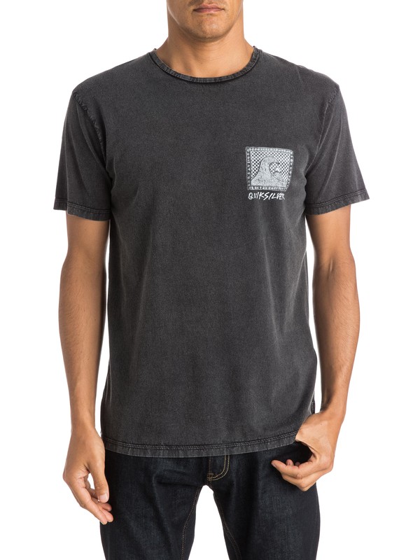 quiksilver, Checkered Past Premium Fit Tee, BLACK (kvj0) 0 Checkered Past Premium Fit Tee EQYZT03643 Quiksilver