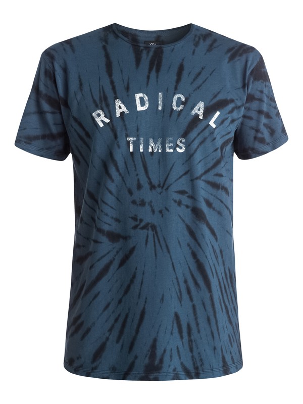 quiksilver, Radical Tie - T-shirt, DARK DENIM (brq0) 0 Radical Tie - T-shirt EQYZT03644 Quiksilver