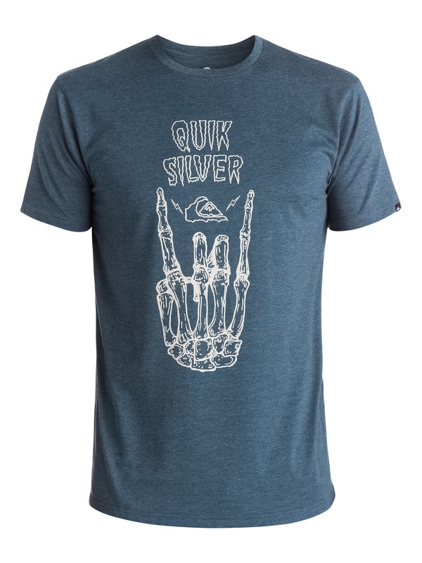 quiksilver, Heather Gravestone - T-shirt, DARK DENIM HEATHER (bsah) 0 Heather Gravestone - T-shirt EQYZT03662 Quiksilver