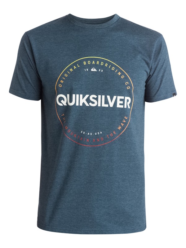 quiksilver, Heather Timepiece - T-shirt, DARK DENIM HEATHER (bsah) 0 Heather Timepiece - T-shirt EQYZT03663 Quiksilver